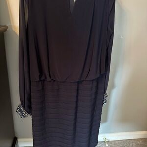Alex Evening Dress Navy